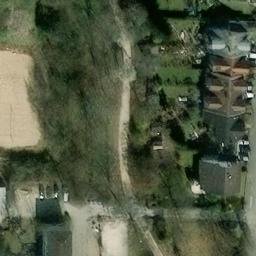Sand Volleyball Court, Darmstadt — aerial view