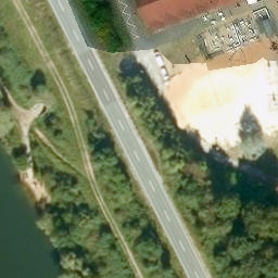 Niedernberg Beach Volleyball Court — aerial view