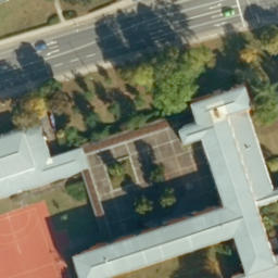Volleyball Court near Bamberg — aerial view