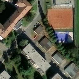 Sand Volleyball Court — aerial view