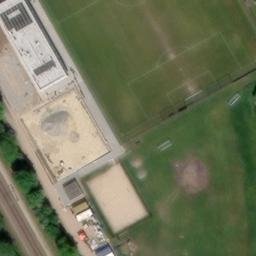Sand Volleyball Court — aerial view