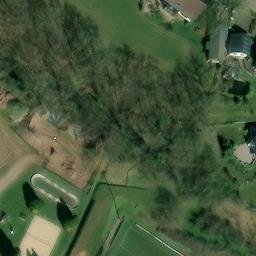 Sand Volleyball Court — aerial view