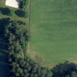 Sand Volleyball Court — aerial view
