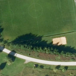 Sand Volleyball Court, Heiligenstadt i.OFr. — aerial view