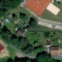 Sand Volleyball Court — aerial view