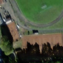 Volejbalové hřiště — aerial view