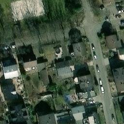 Sand Volleyball Court in Griesheim, Hessen — aerial view