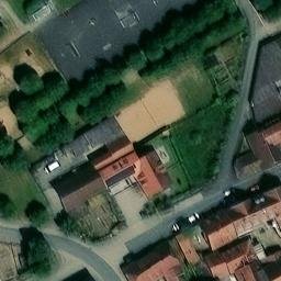 Sand Volleyball Court, Nordheim a.Main — aerial view