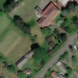 Volleyball Court near Seč — aerial view