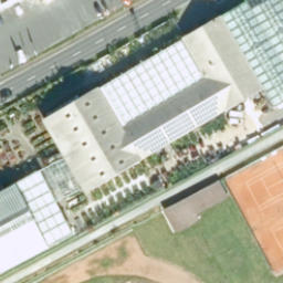 Grass Volleyball Court, Mömlingen — aerial view
