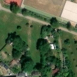 Sand Volleyball Court, Kürnach — aerial view