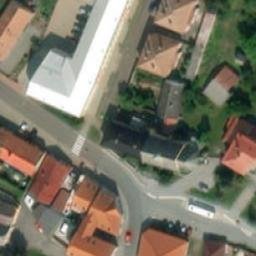Volleyball Court near Skuteč — aerial view