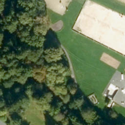 Sand Volleyball Court, Elsenfeld — aerial view
