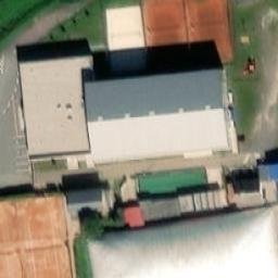 Sand Volleyball Court — aerial view