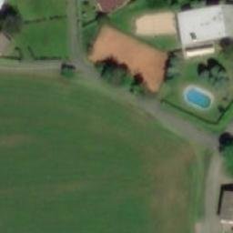 Sand Volleyball Court — aerial view