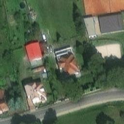 Sand Volleyball Court — aerial view