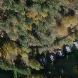 Grass Volleyball Court — aerial view