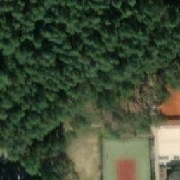 Sand Volleyball Court — aerial view