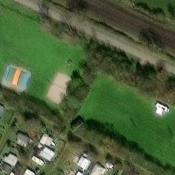 Sand Volleyball Court, Monzingen — aerial view