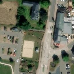 Volleyball Court — aerial view