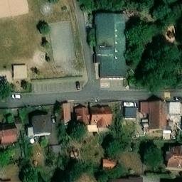 Sand Volleyball Court, Wiesentheid — aerial view
