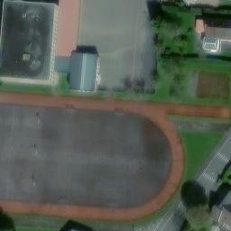 Volleyball Court — aerial view