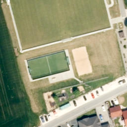 Sambach Beach Volleyball Court — aerial view