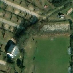 Sand Volleyball Court — aerial view