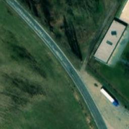 Sand Volleyball Court — aerial view