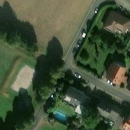 Sand Volleyball Court, Bornheim — aerial view