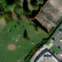 Sand Volleyball Court — aerial view