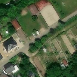 Sand Volleyball Court in Albig, Rheinland-Pfalz — aerial view