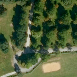 Sand Volleyball Court, Freudenberg — aerial view