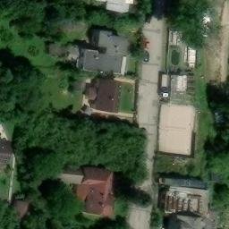 Sand Volleyball Court — aerial view