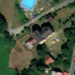 Sand Volleyball Court — aerial view