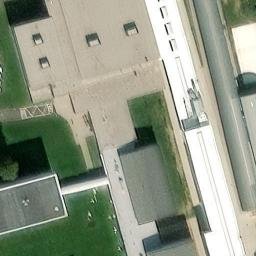 Sand Volleyball Court — aerial view
