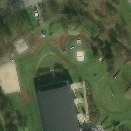 Sand Volleyball Court — aerial view