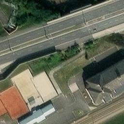Sand Volleyball Court — aerial view