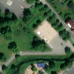 Sand Volleyball Court, Kitzingen — aerial view