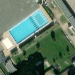 Sand Volleyball Court — aerial view
