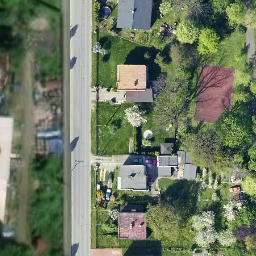 Volleyball Court — aerial view