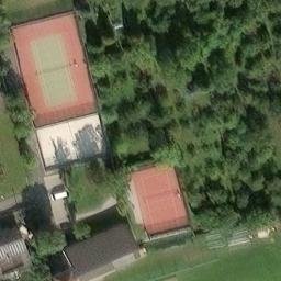 Sand Volleyball Court — aerial view