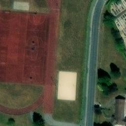 Sand Volleyball Court — aerial view