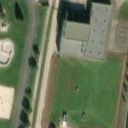Sand Volleyball Court — aerial view