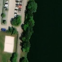 Sand Volleyball Court, Forchheim — aerial view