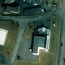Sand Volleyball Court — aerial view