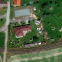 Volleyball Court near Bor — aerial view