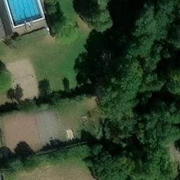 Sand Volleyball Court, Reichelsheim (Odenwald) — aerial view