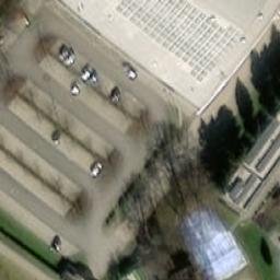 Sand Volleyball Court — aerial view