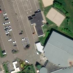 Sand Volleyball Court — aerial view